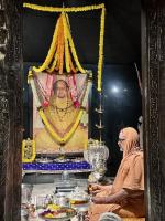 Jalabhisheka and Shodashopachar Puja at HH Shrimat Parijnanashram Swamiji III Sannidhi, Karla (2 March 2025)